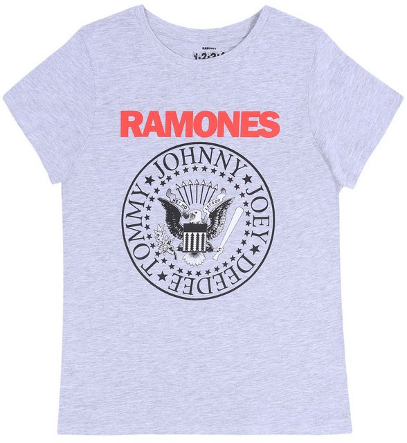 Sarcia.eu Kurzarmbluse Graues T-Shirt Ramones S günstig online kaufen