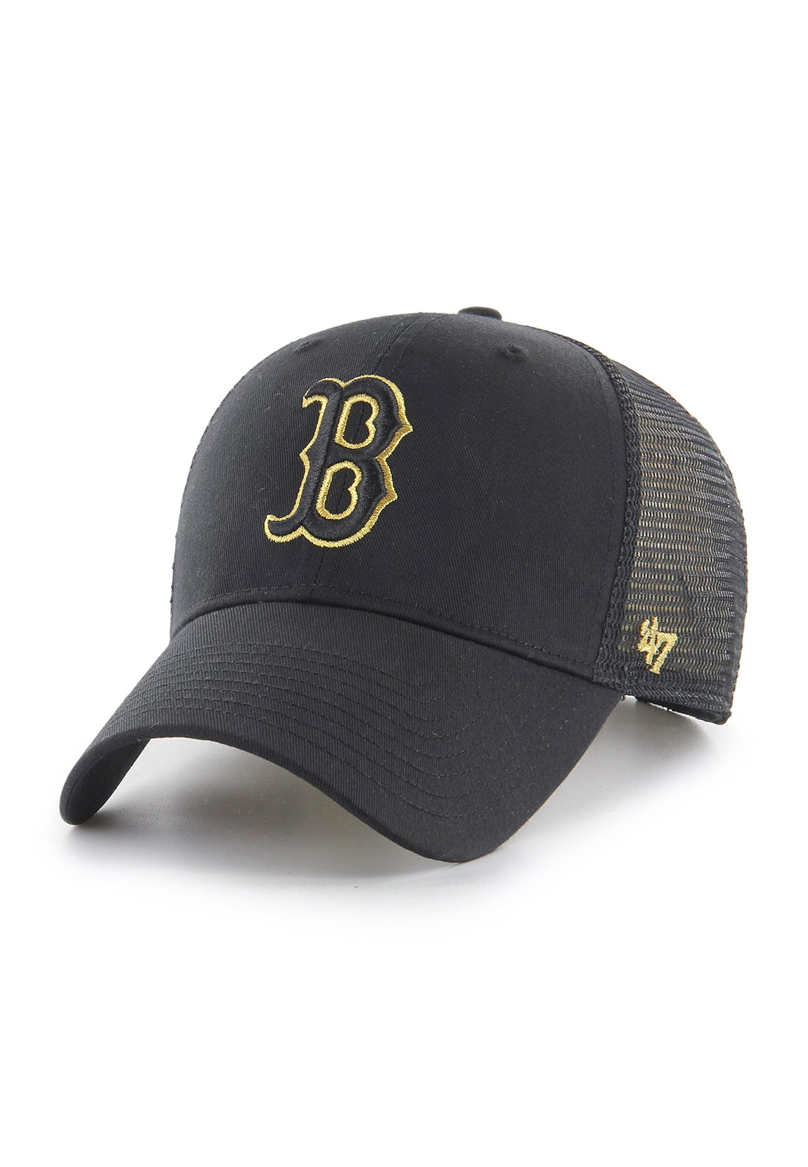 47 Brand MVP Trucker Cap BOSTON RED SOX B-BRMTL02CTP-BK Schwarz Gold günstig online kaufen