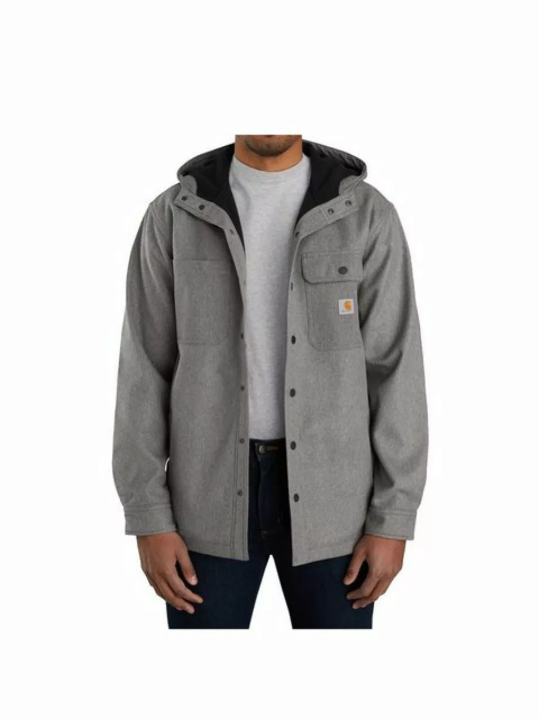 Carhartt Fleecejacke Carhartt Wind- und Regenjacke grau günstig online kaufen