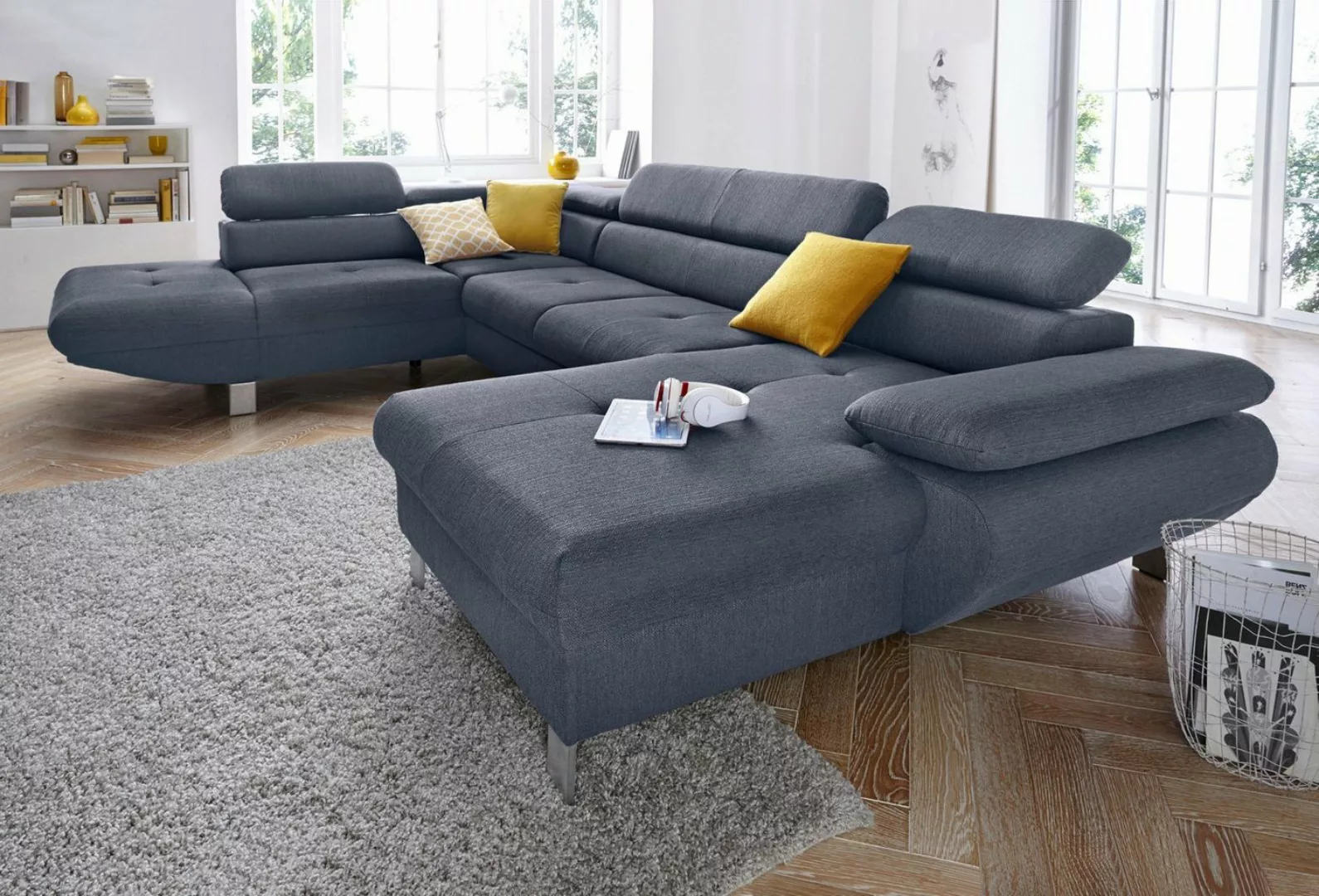 exxpo - sofa fashion Wohnlandschaft Vinci, wahlweise mit Bettfunktion günstig online kaufen