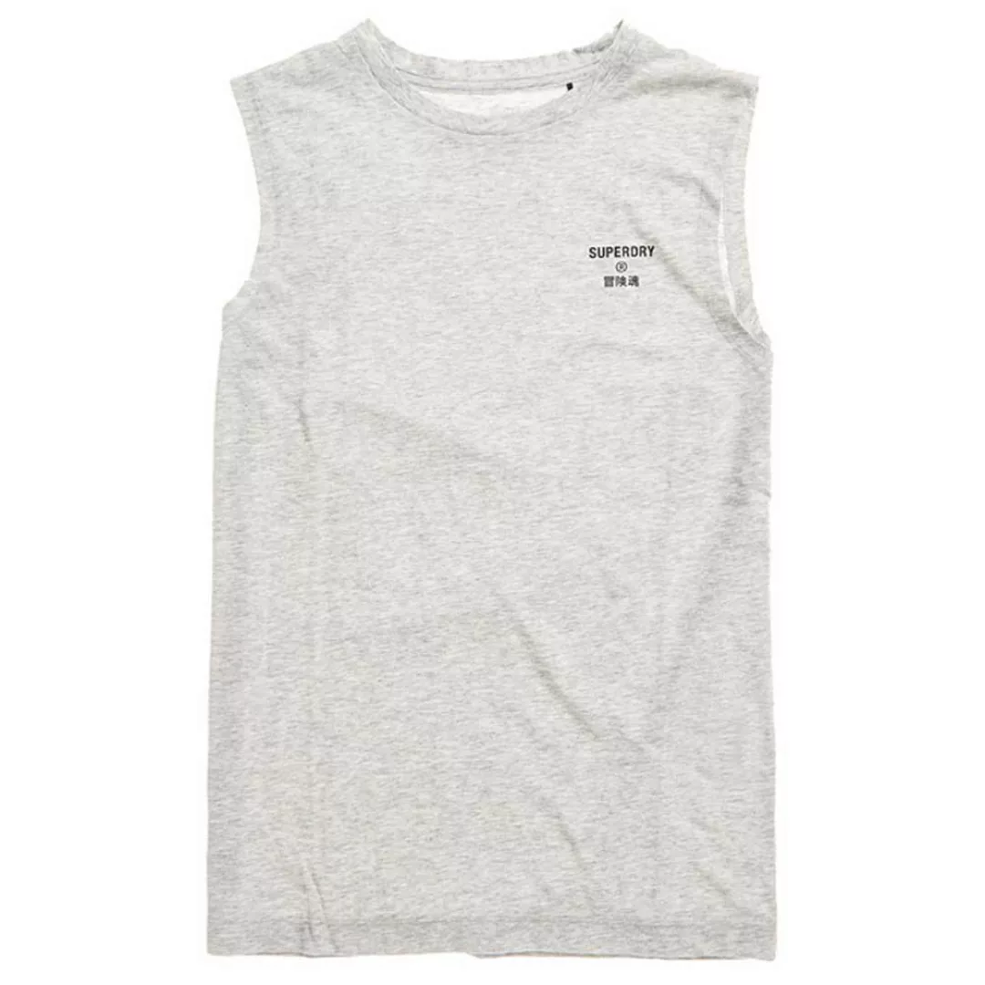 Superdry Core Sport Ärmelloses T-shirt S Grey Marl günstig online kaufen