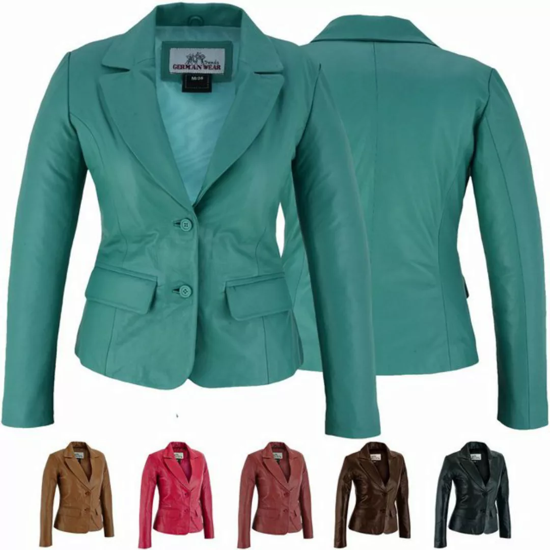 German Wear Lederblazer Trend422J Damen Lederblazer Lederjacke Blazer echtl günstig online kaufen