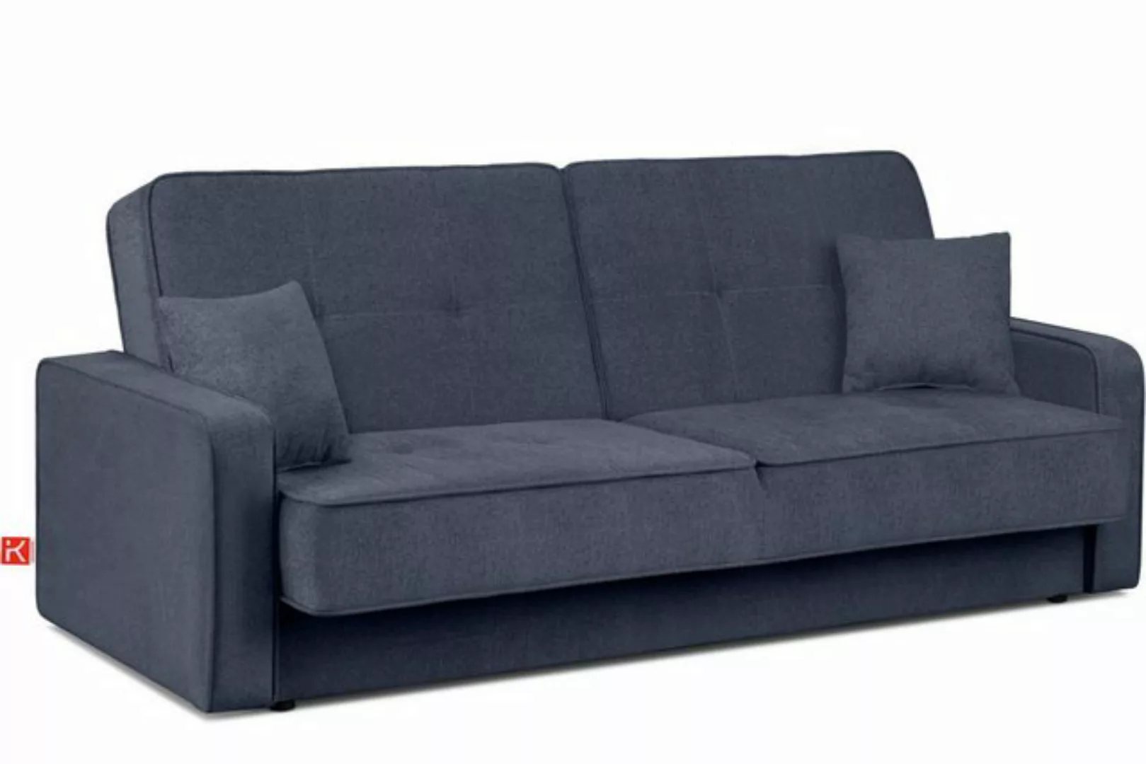 KONSIMO Schlafsofa ORIO Sofa 3 Personen, Liegefläche: 219x90cm, mit Wellenu günstig online kaufen