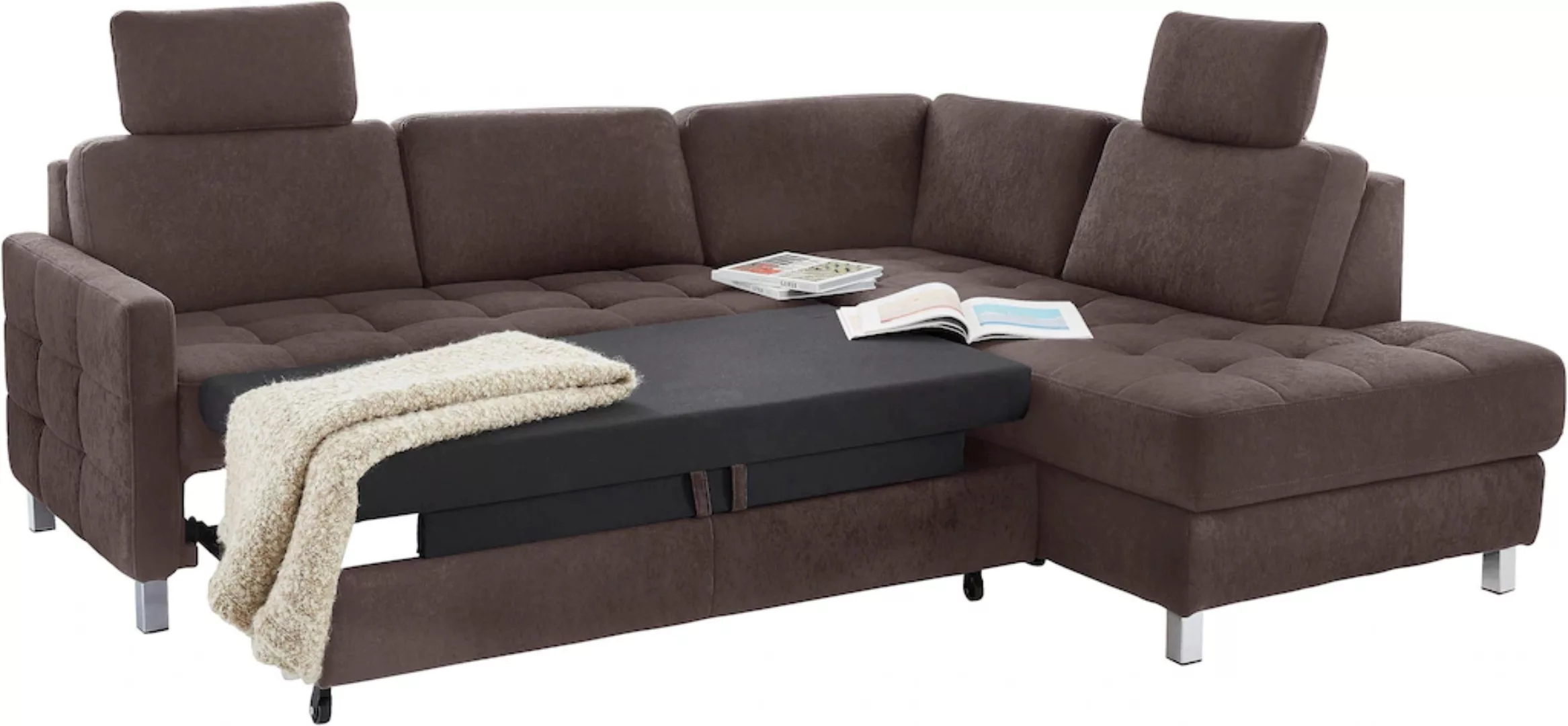 sit&more Ecksofa "Pablo", wahlweise mit Bettfunktion günstig online kaufen