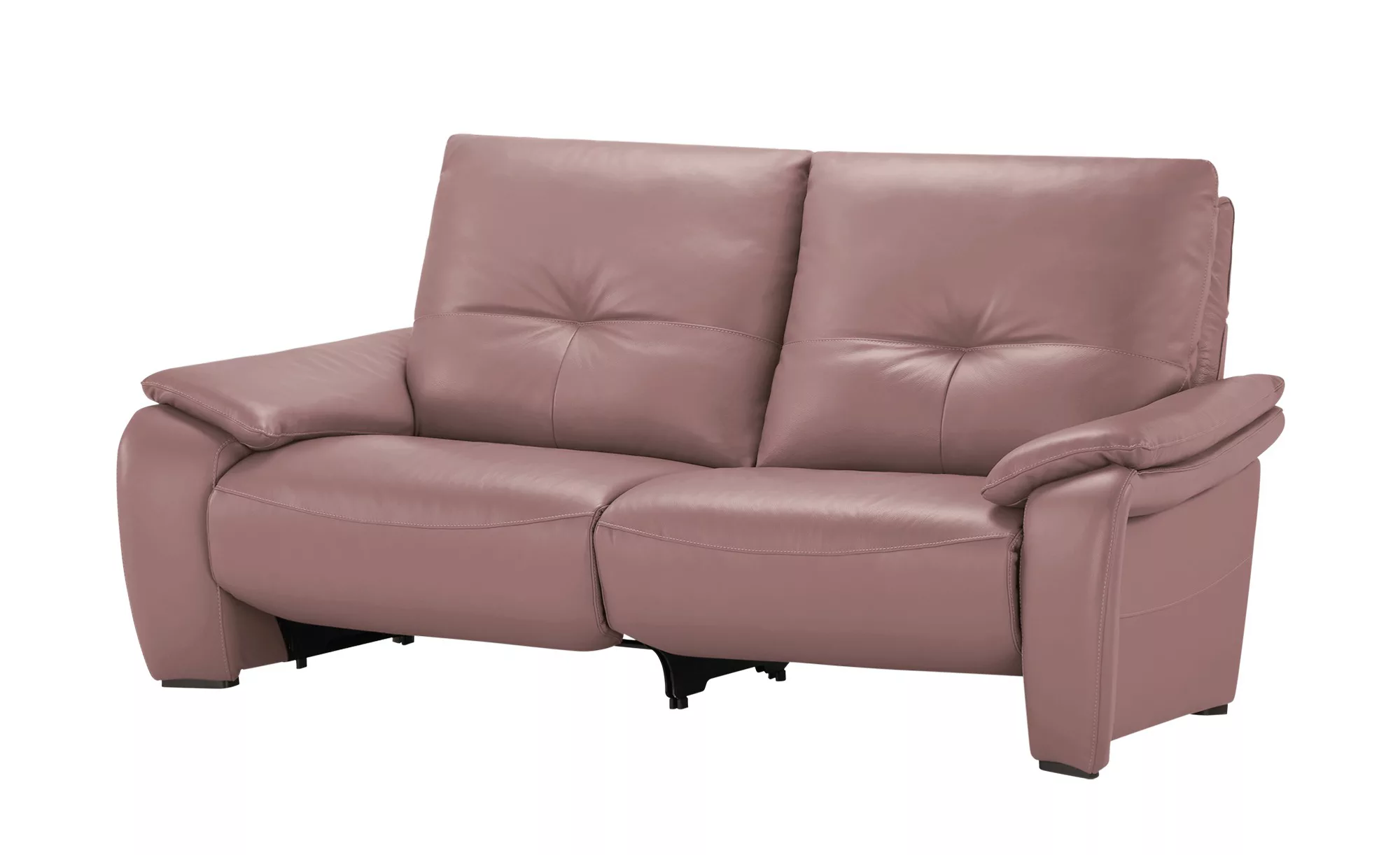 Wohnwert Sofa  aus Echtleder Halina ¦ rosa/pink ¦ Maße (cm): B: 205 H: 98 T günstig online kaufen