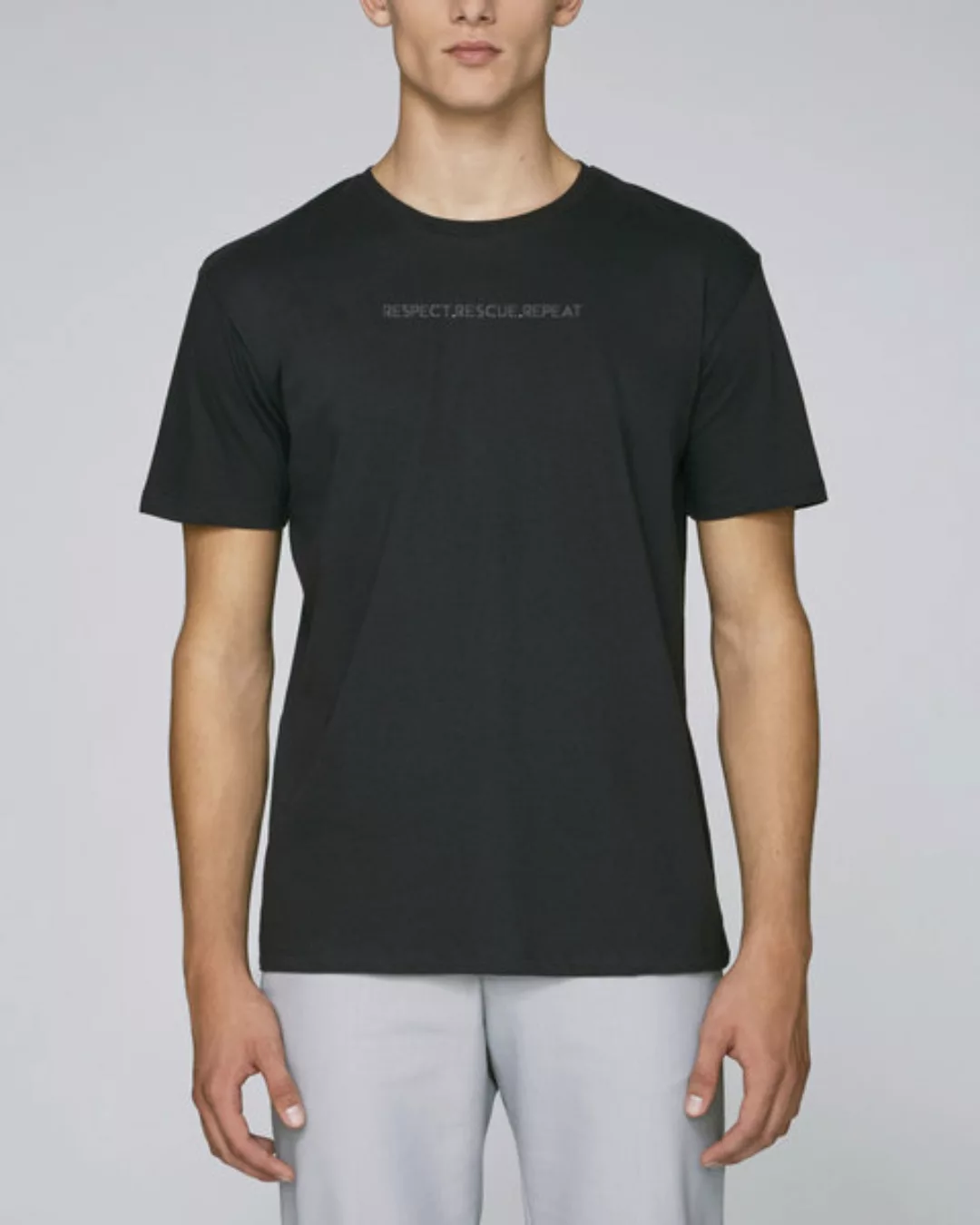 Herren Rundhals Bio T-shirt "Actor - Respect" günstig online kaufen