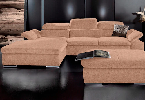 sit&more Ecksofa "Alcudia L-Form", wahlweise mit Bettfunktion günstig online kaufen