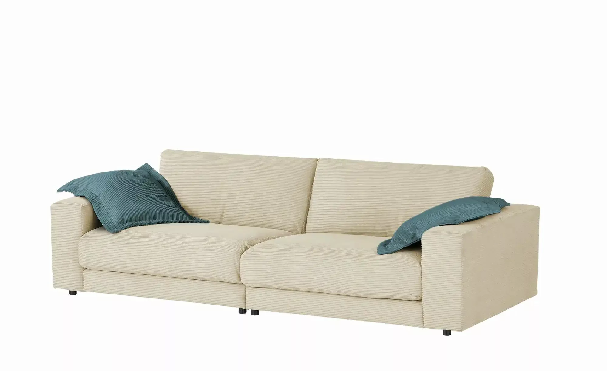 Jette Home Sofa Cord Sila ¦ creme ¦ Maße (cm): B: 250 H: 85 T: 127.0 Polste günstig online kaufen