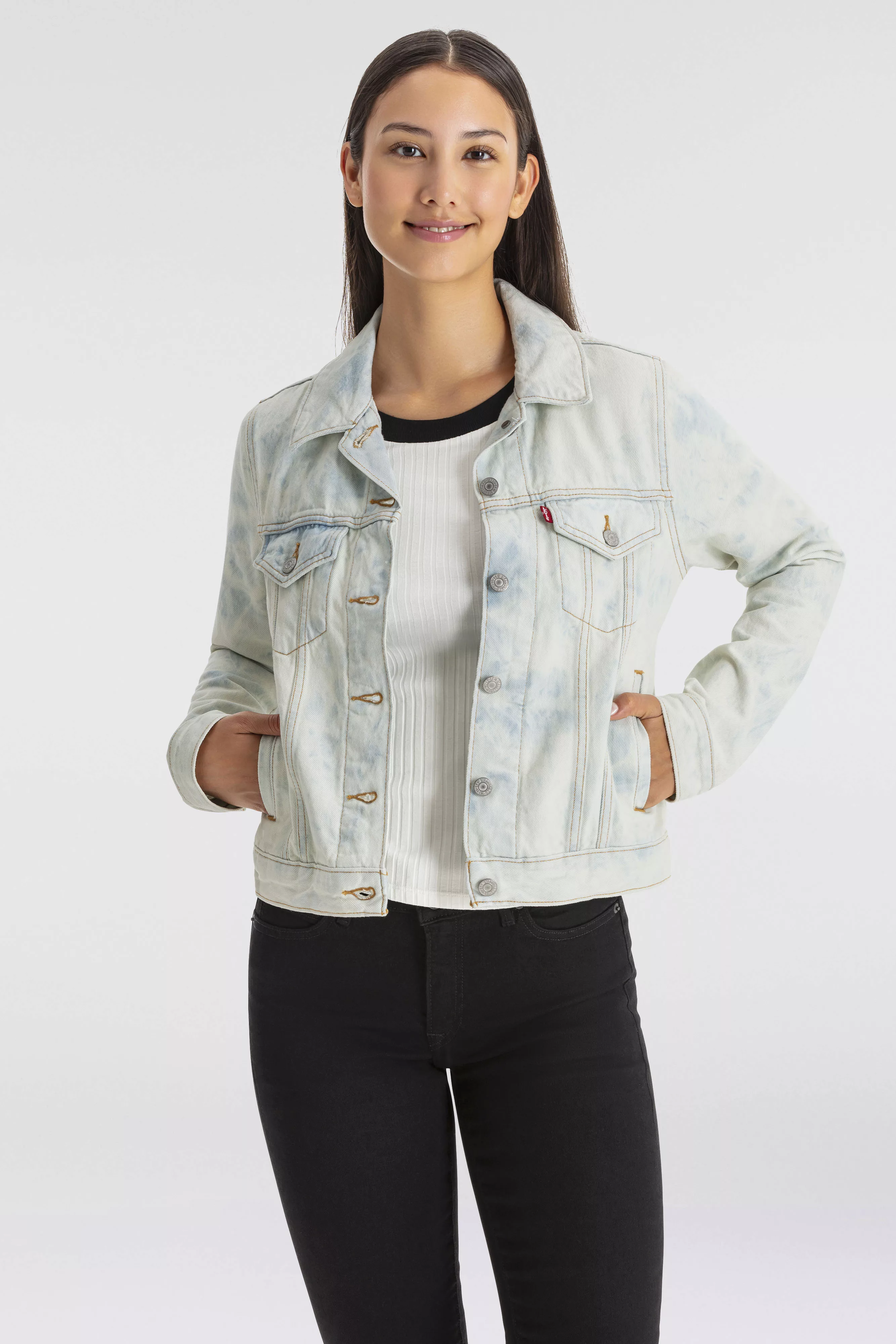 Levi's® Jeansjacke ORIGINAL TRUCKER in Batik-Optik günstig online kaufen