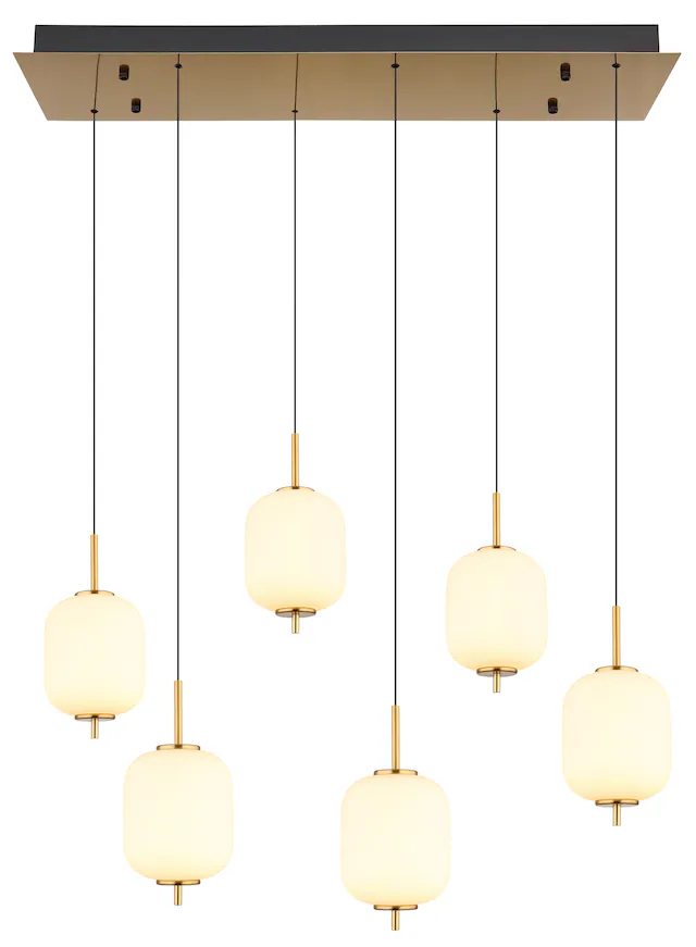 GLOBO LIGHTING LED Pendelleuchte »EWALD«, Leuchtmittel LED-Modul   LED fest günstig online kaufen