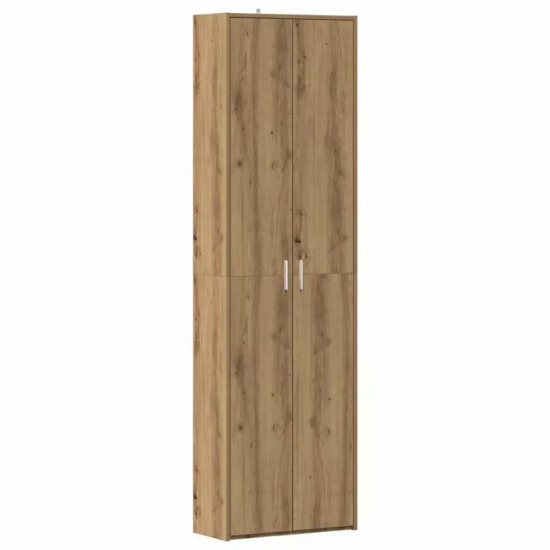 vidaXL Kleiderschrank Flurschrank Artisan-Eiche 55x25x189 cm Holzwerkstoff günstig online kaufen