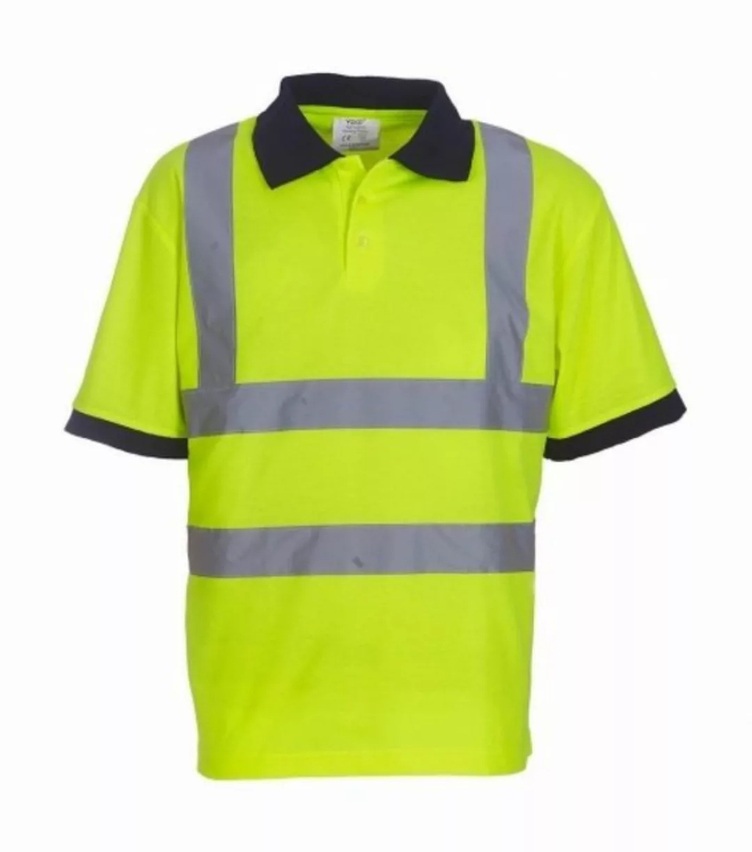 YOKO Warnschutz-Shirt Herren Sicherheits Polo Shirt EN ISO 20471 bis 6XL günstig online kaufen