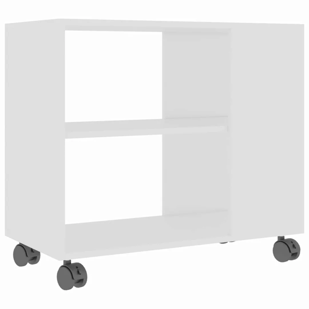 Beistelltisch Weiß 70 X 35 X 55 Cm Spanplatte günstig online kaufen