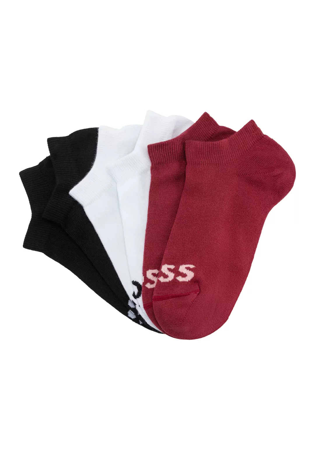 BOSS Sneakersocken "3P AS Logo CC W", (Packung, 3er), mit BOSS Logoschriftz günstig online kaufen