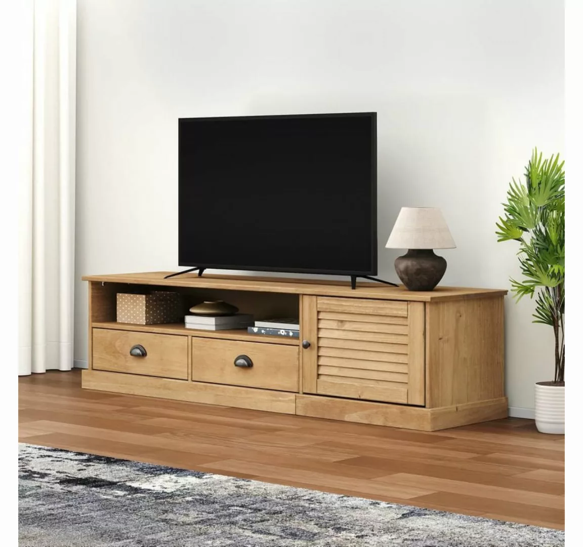 vidaXL TV-Schrank TV-Schrank VIGO 156x40x40 cm Massivholz Kiefer günstig online kaufen