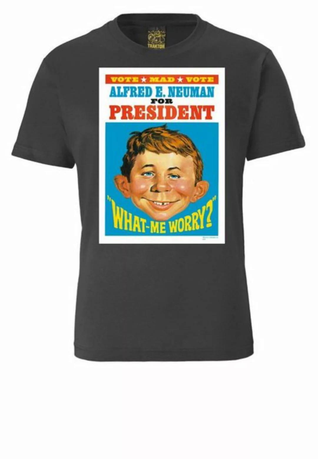 LOGOSHIRT T-Shirt "Mad - For President", mit Alfred E. Neuman-Motiv günstig online kaufen