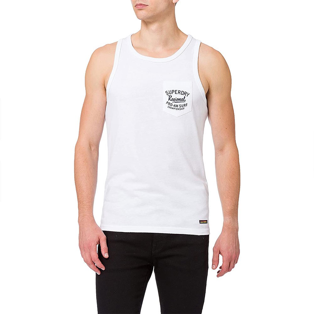 Superdry Cali Surf Graphic Ärmelloses T-shirt XL Optic günstig online kaufen
