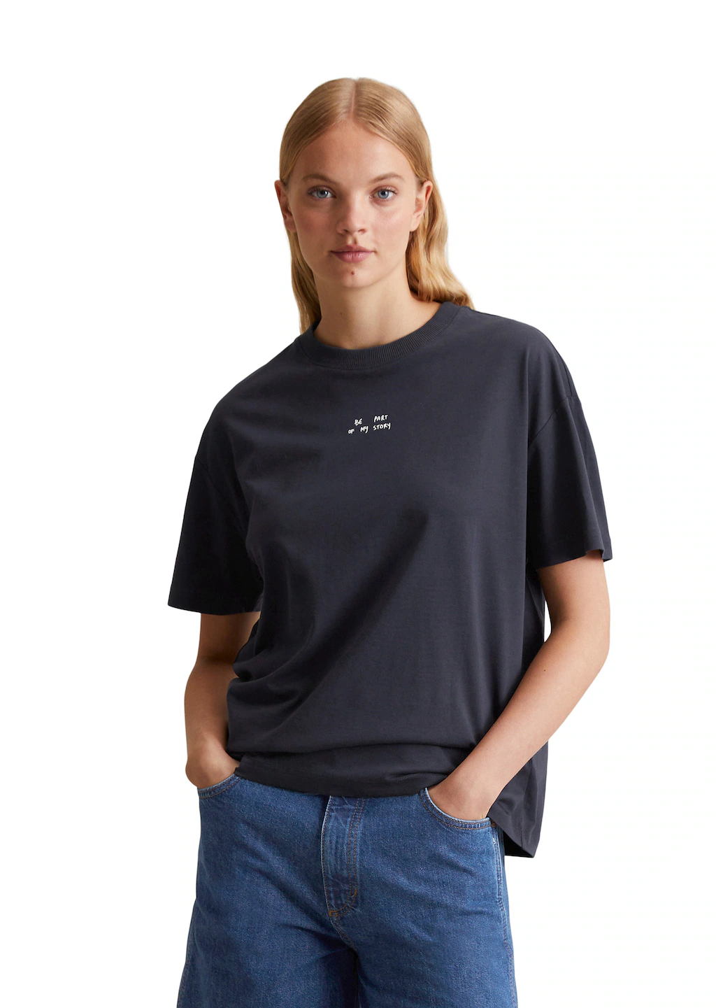 Marc OPolo DENIM T-Shirt "aus Organic Cotton" günstig online kaufen