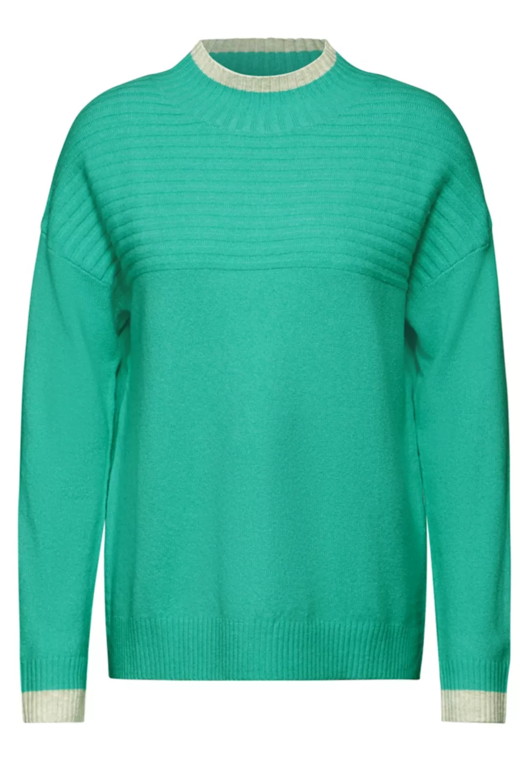 Cecil Strickpullover, mit Kontrastdetails günstig online kaufen