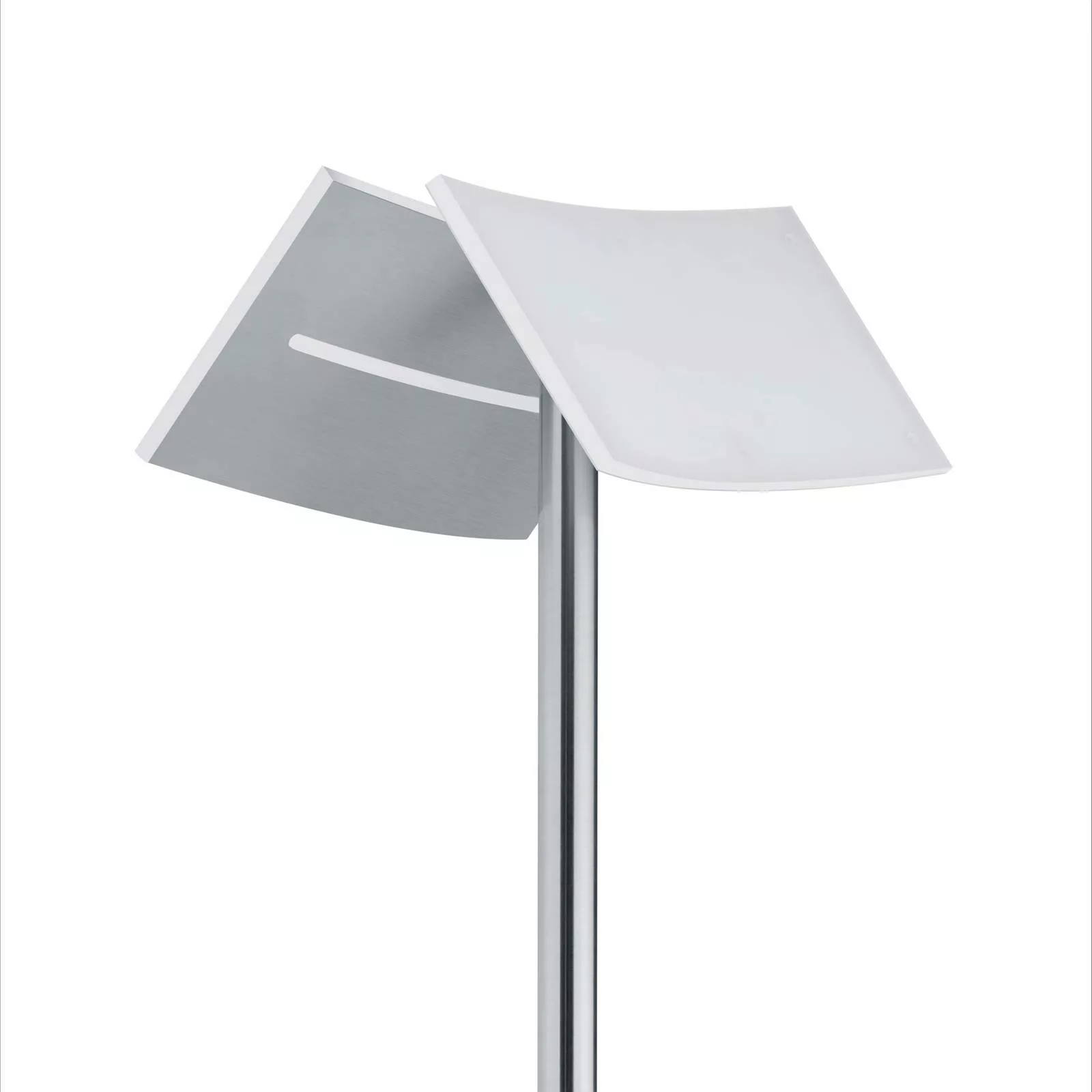 LED-Stehlampe Evolo CCT mit Leselicht nickel/chrom günstig online kaufen