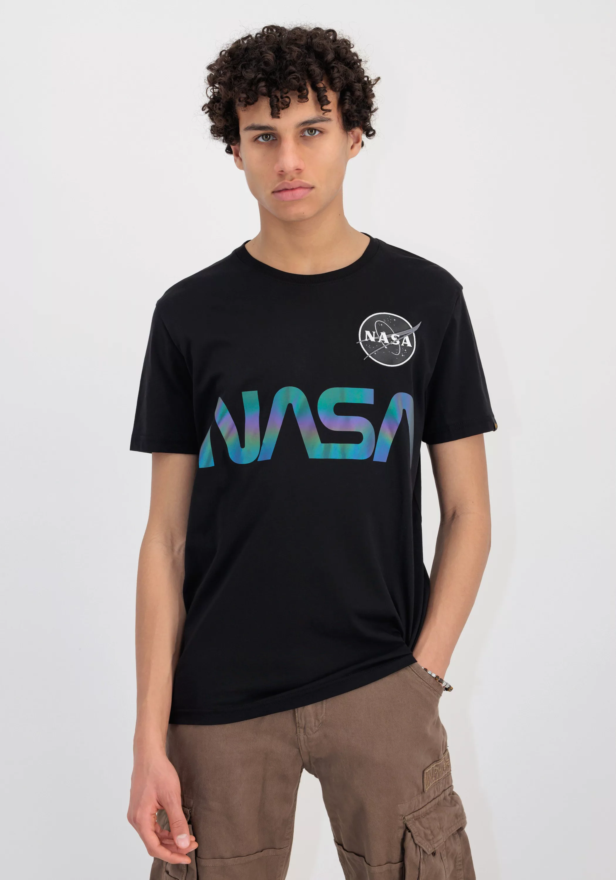 Alpha Industries T-Shirt "Alpha Industries Men - T-Shirts NASA Rainbow Ref. günstig online kaufen