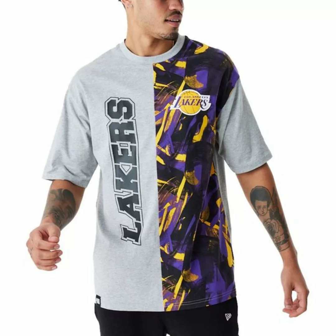 New Era Print-Shirt NBA Oversized PANEL Los Angeles Lakers günstig online kaufen