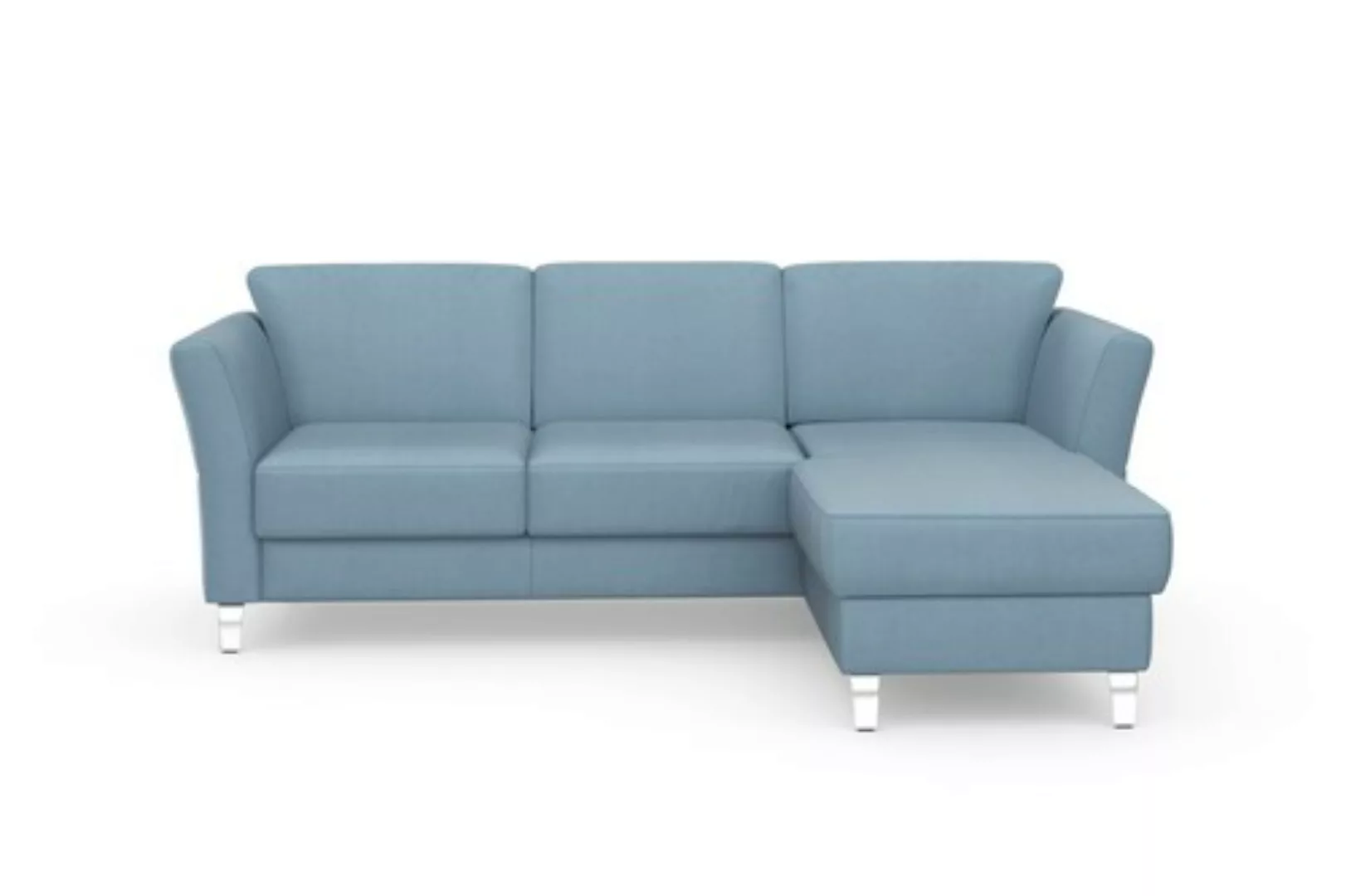 sit&more Ecksofa »Visby L-Form«, wahlweise mit Bettfunktion und Bettkasten, günstig online kaufen