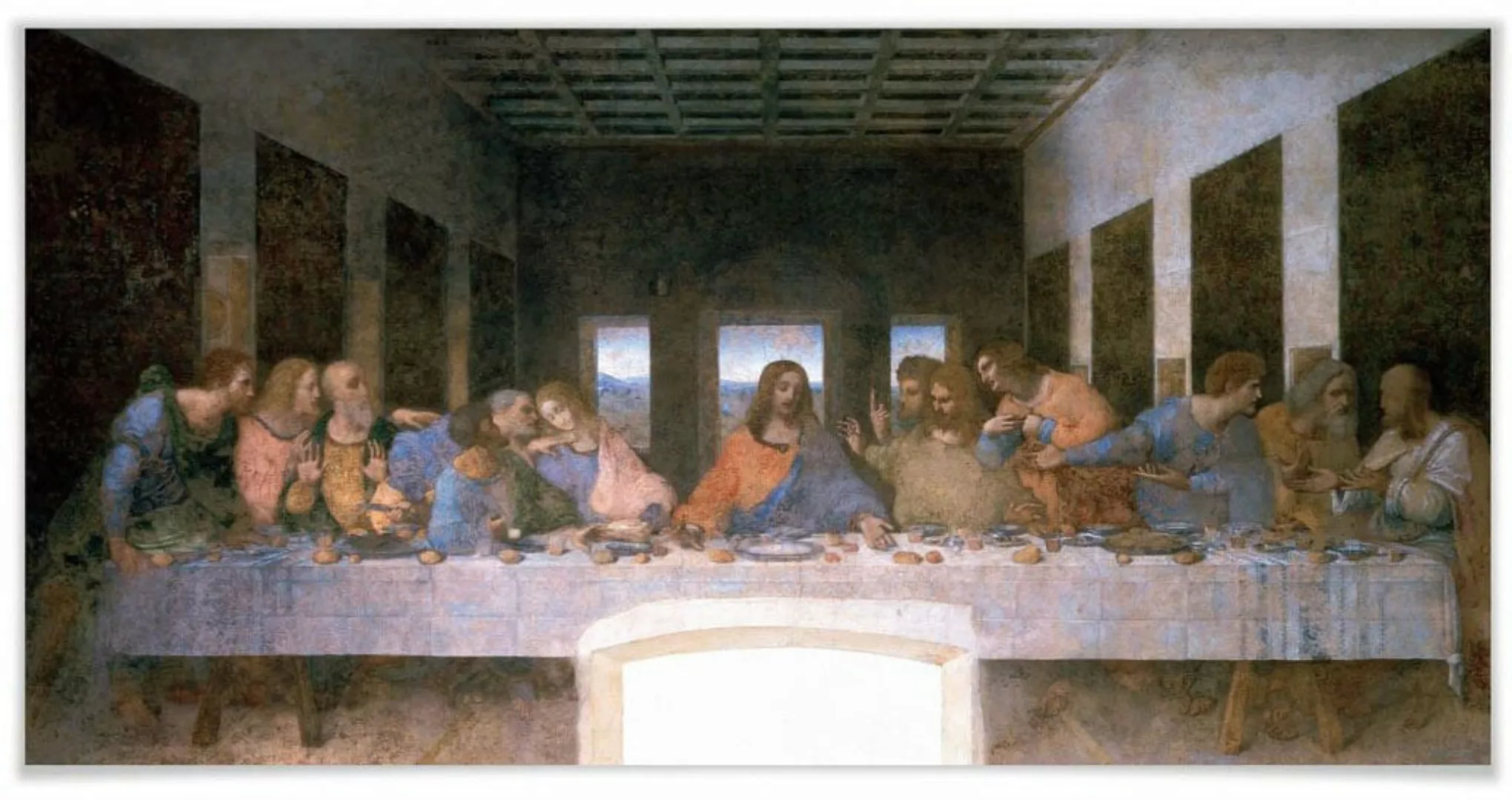 Wall-Art Poster "Das letzte Abendmahl", Religion, (1 St.), Poster ohne Bild günstig online kaufen