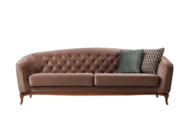 Xlmoebel Sofa Modernes blau gefärbtes Luxus-Sofa mit Design für drei, Herge günstig online kaufen