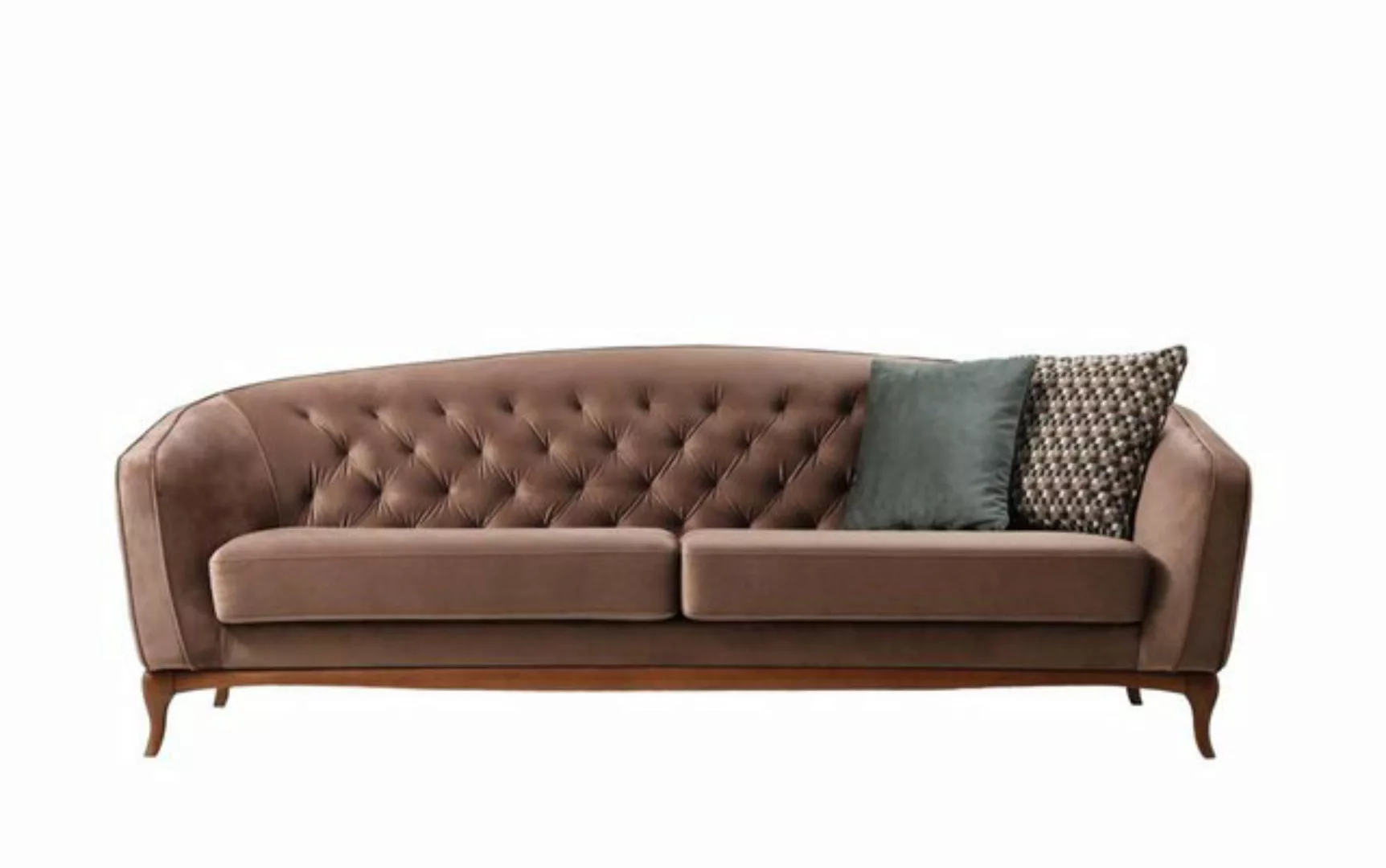 Xlmoebel Sofa Modernes blau gefärbtes Luxus-Sofa mit Design für drei, Herge günstig online kaufen