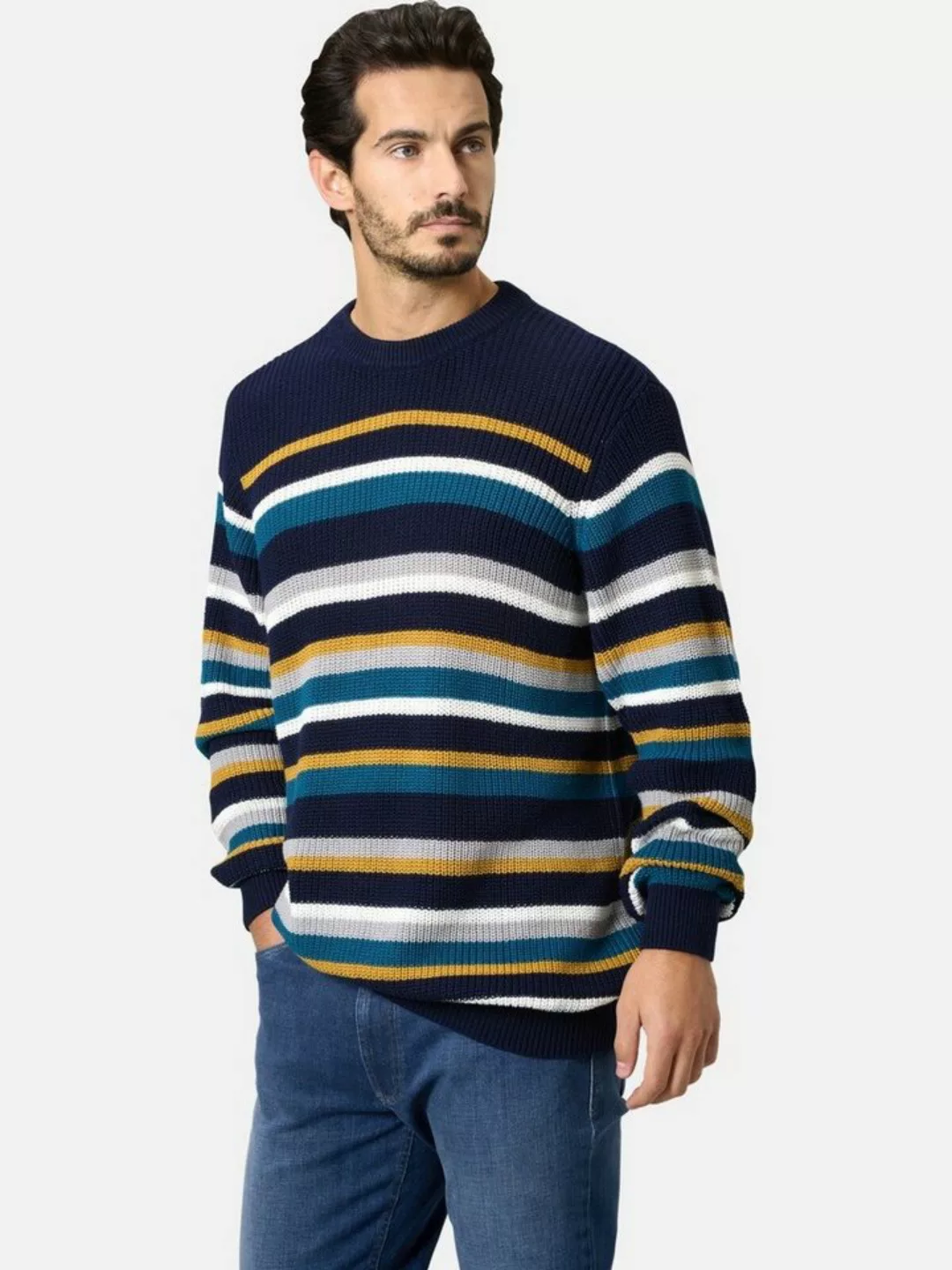 Babista Strickpullover VESTAZZURRO im stilvollen Rippstrick günstig online kaufen