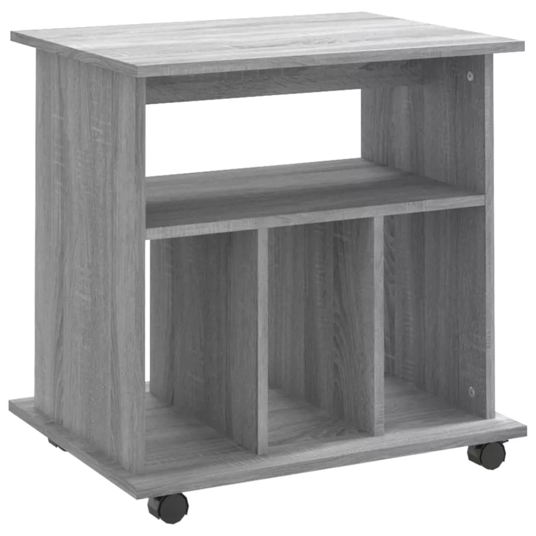 Vidaxl Rollschrank Grau Sonoma 60x45x60 Cm Holzwerkstoff günstig online kaufen