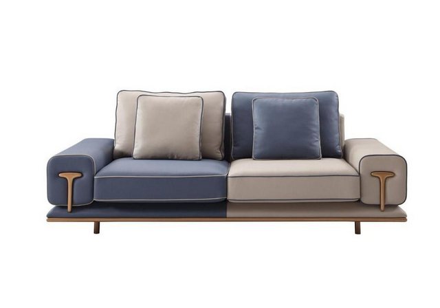 Xlmoebel Sofa Modernes 3-Sitzer Polstersofa aus Textil für das luxuriöse Wo günstig online kaufen