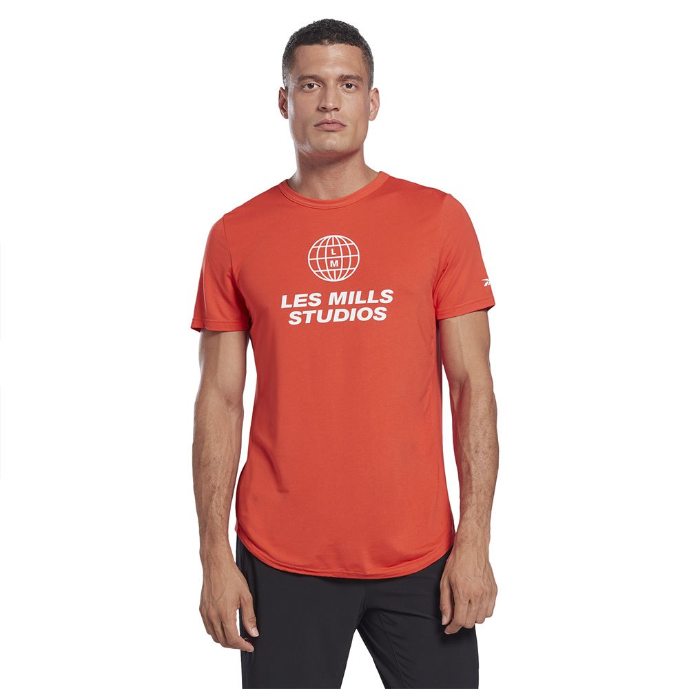 Reebok Les Mills Ac Dreamblend Kurzärmeliges T-shirt M Dynamic Red günstig online kaufen