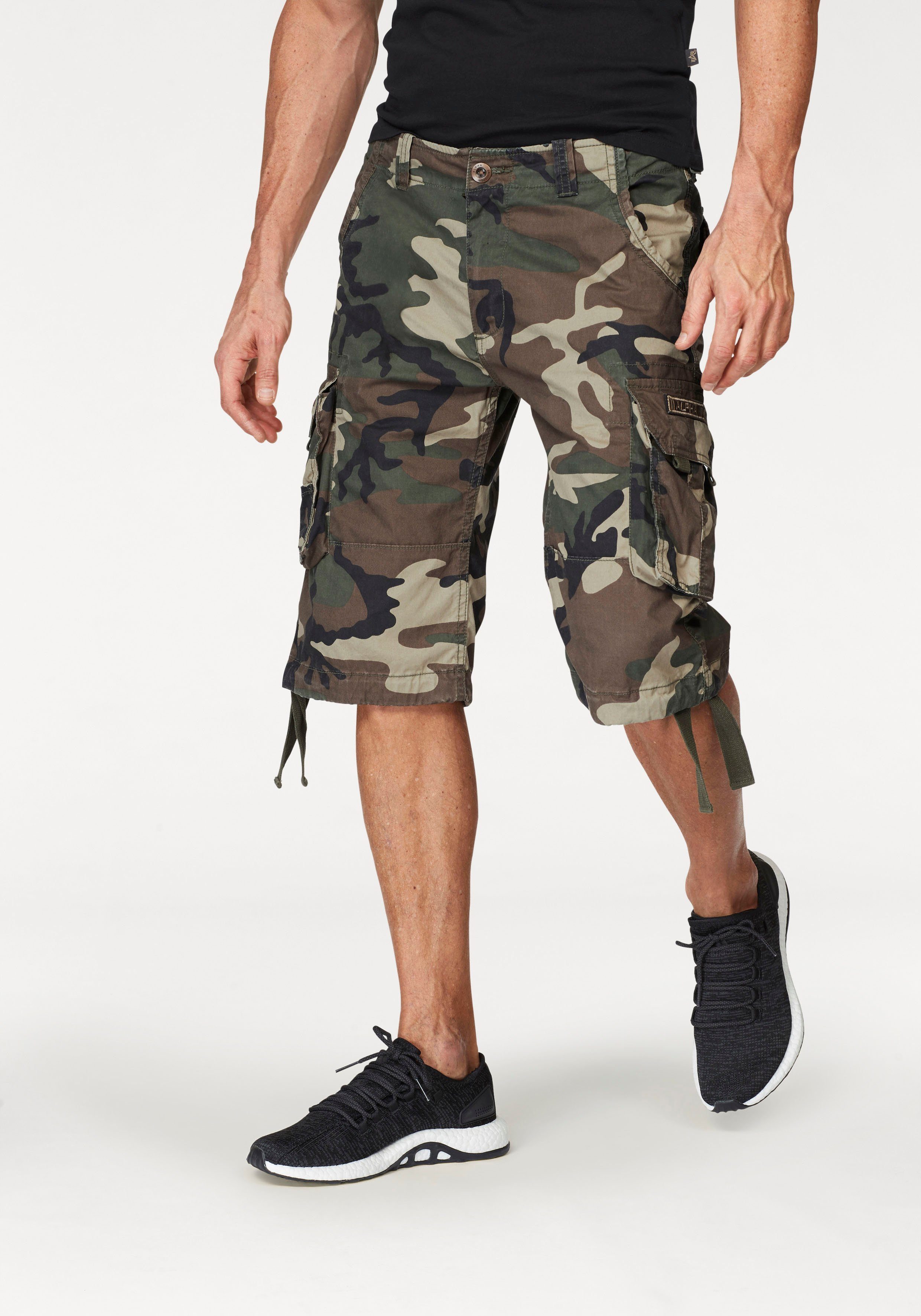 Alpha Industries Shorts "Jet Short Camo kurze Hose" günstig online kaufen