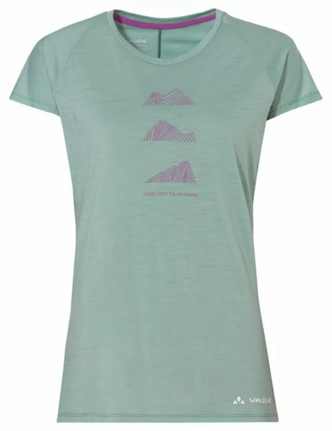 VAUDE T-Shirt Women's Tekoa Wool T-Shirt (1-tlg) Green Shape günstig online kaufen