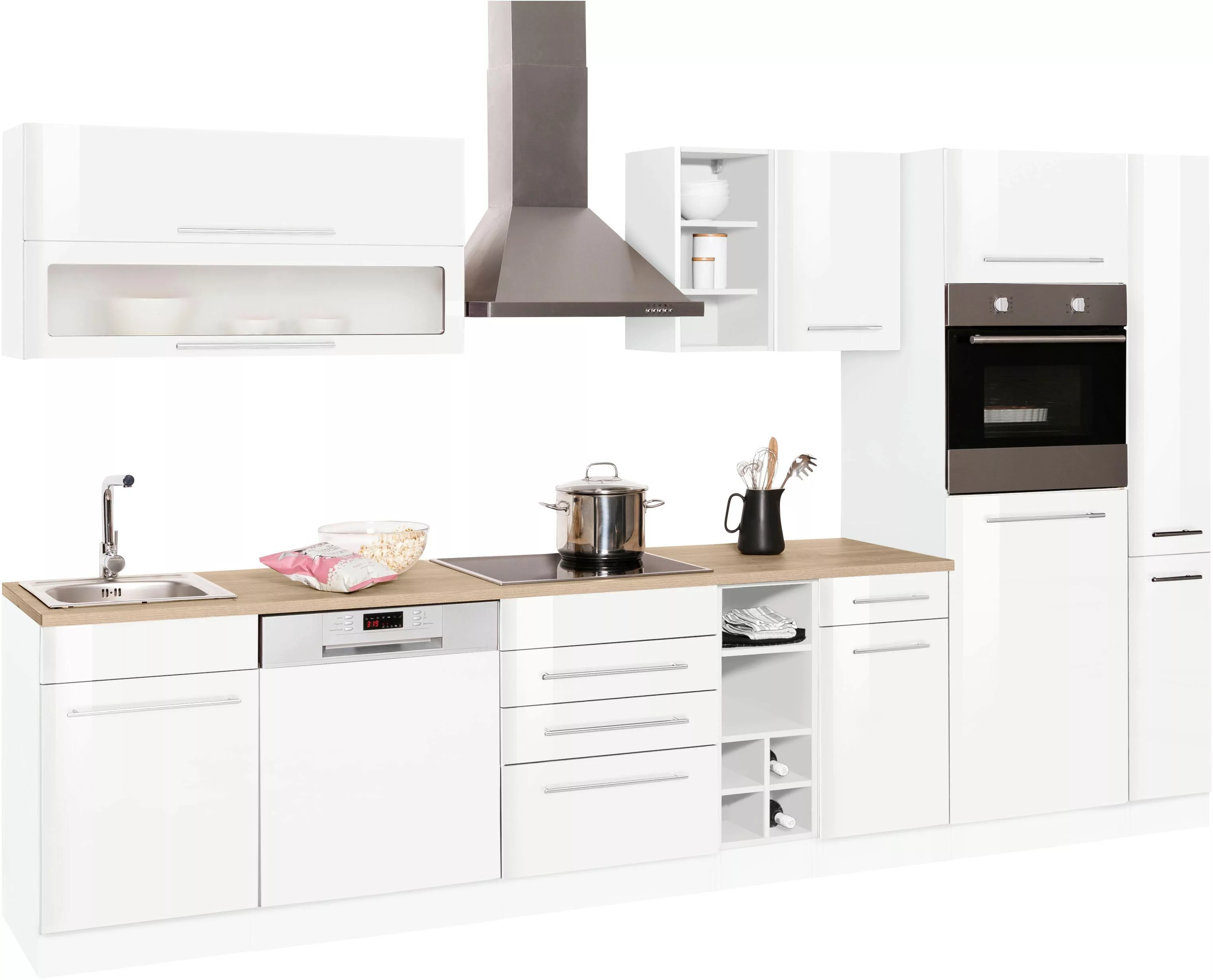 HELD MÖBEL Küchenzeile "Eton", ohne E-Geräte, Breite 330 cm günstig online kaufen