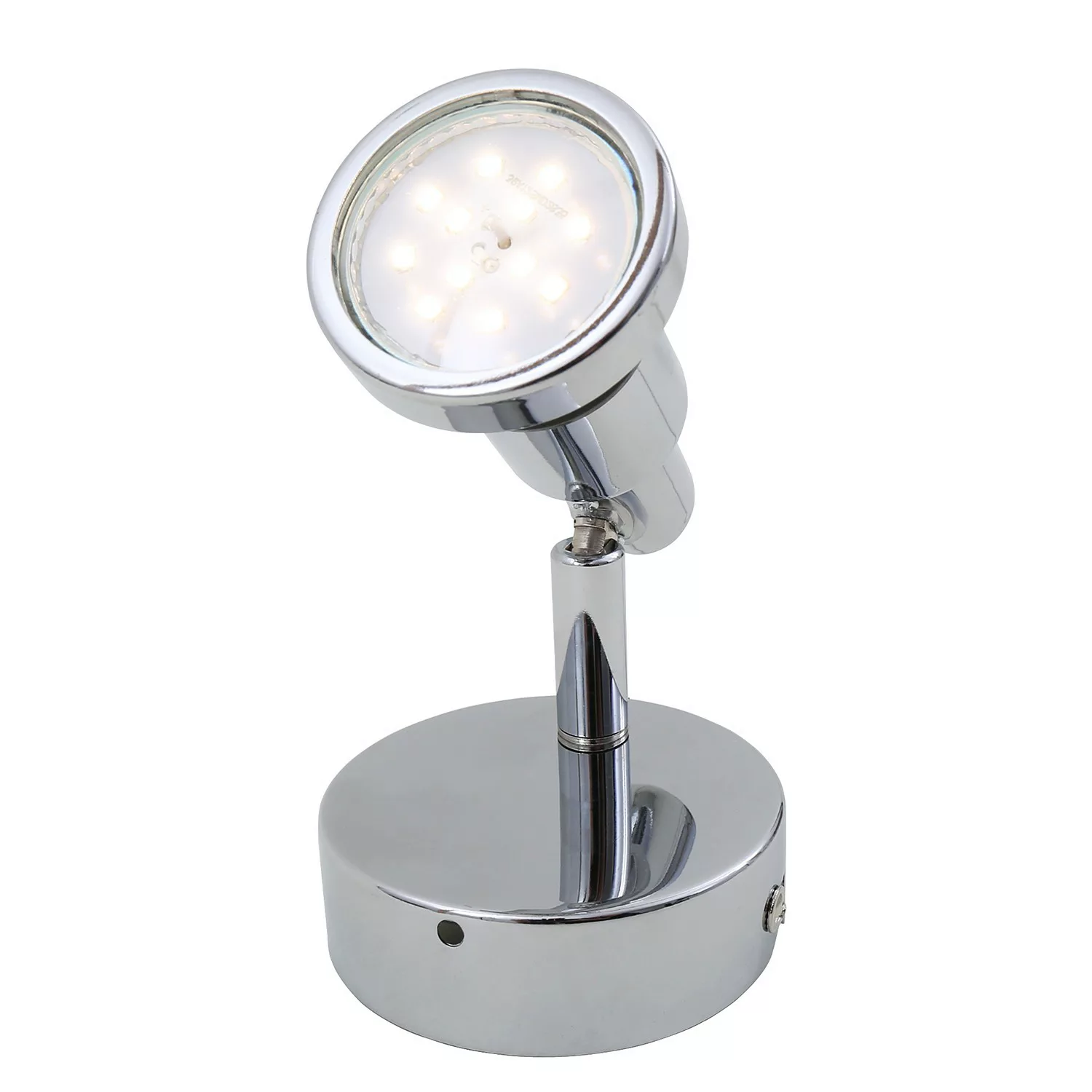 LED-Badspot, 1-flammig, chrom ¦ silber ¦ Maße (cm): H: 10,6  Ø: 8 Lampen & günstig online kaufen