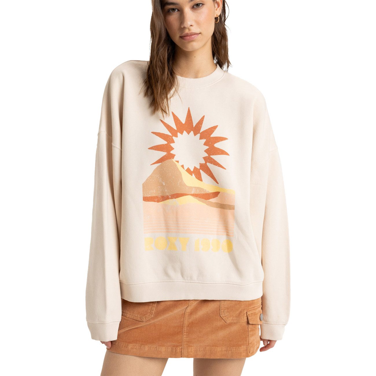 Roxy Sweatshirt LINEUP OVERSIZED CREW B günstig online kaufen
