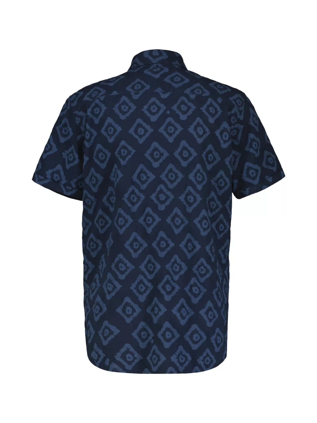 LERROS Kurzarmhemd "LERROS Strukturiertes Hemd mit grafischem Druck" günstig online kaufen