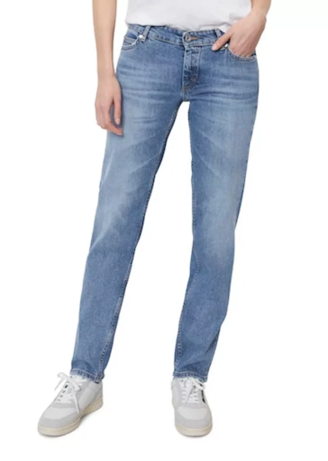 Marc OPolo 5-Pocket-Jeans "Denim trouser, straight fit, regular length, mid günstig online kaufen