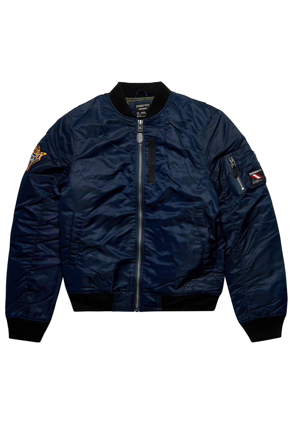 Superdry Ma1 Bomber Jacke L Nordic Chrome Navy günstig online kaufen