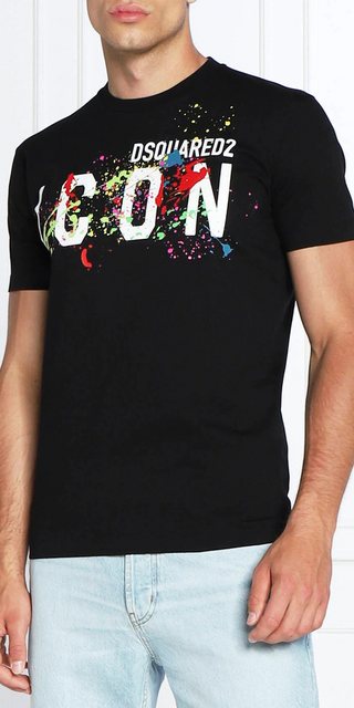 Dsquared2 Print-Shirt Dsquared2 ICON Splash Cool T-Shirt günstig online kaufen