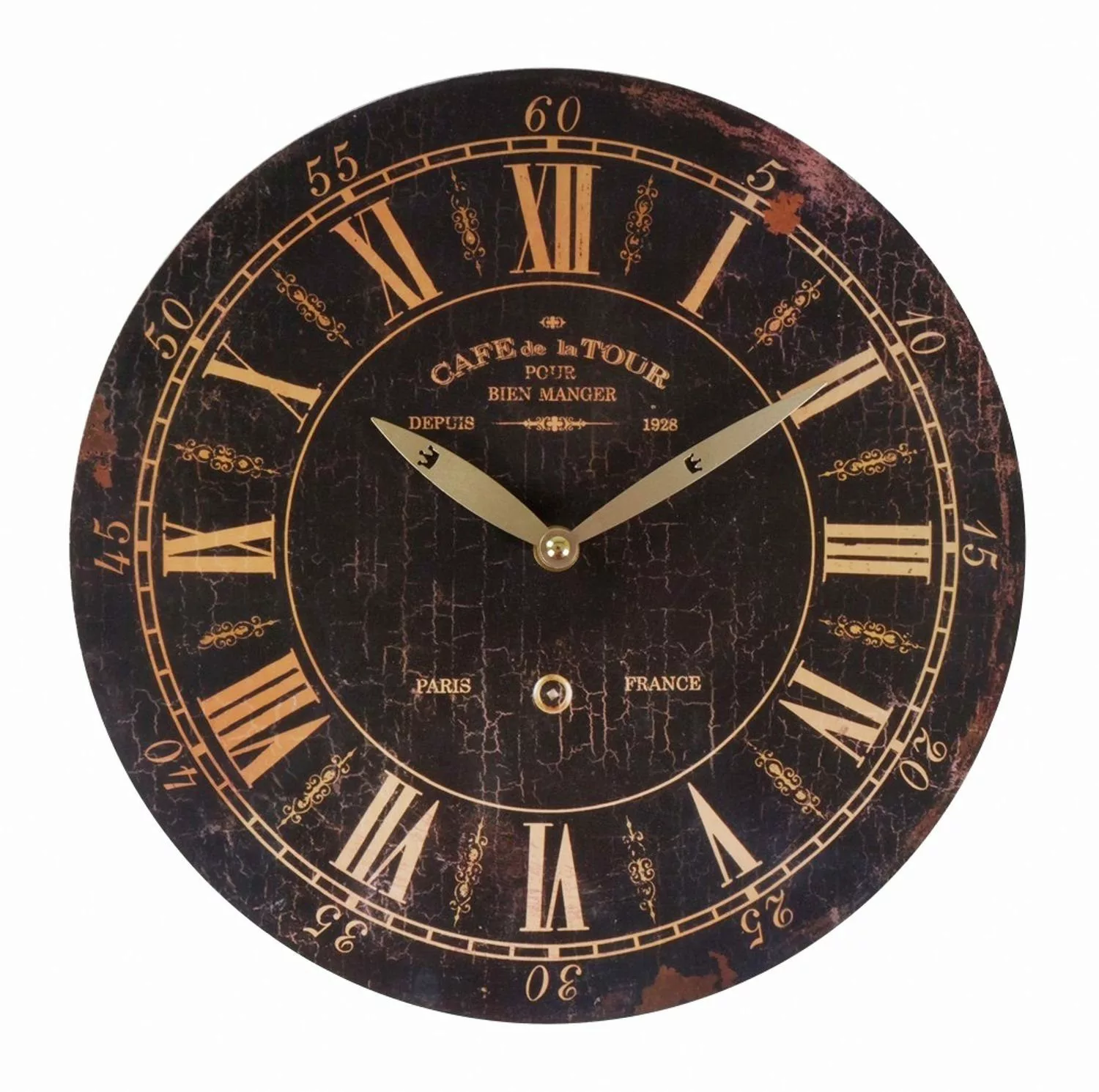 BURI Wanduhr Zeitlose Wanduhr Ø29cm Landhausstil günstig online kaufen