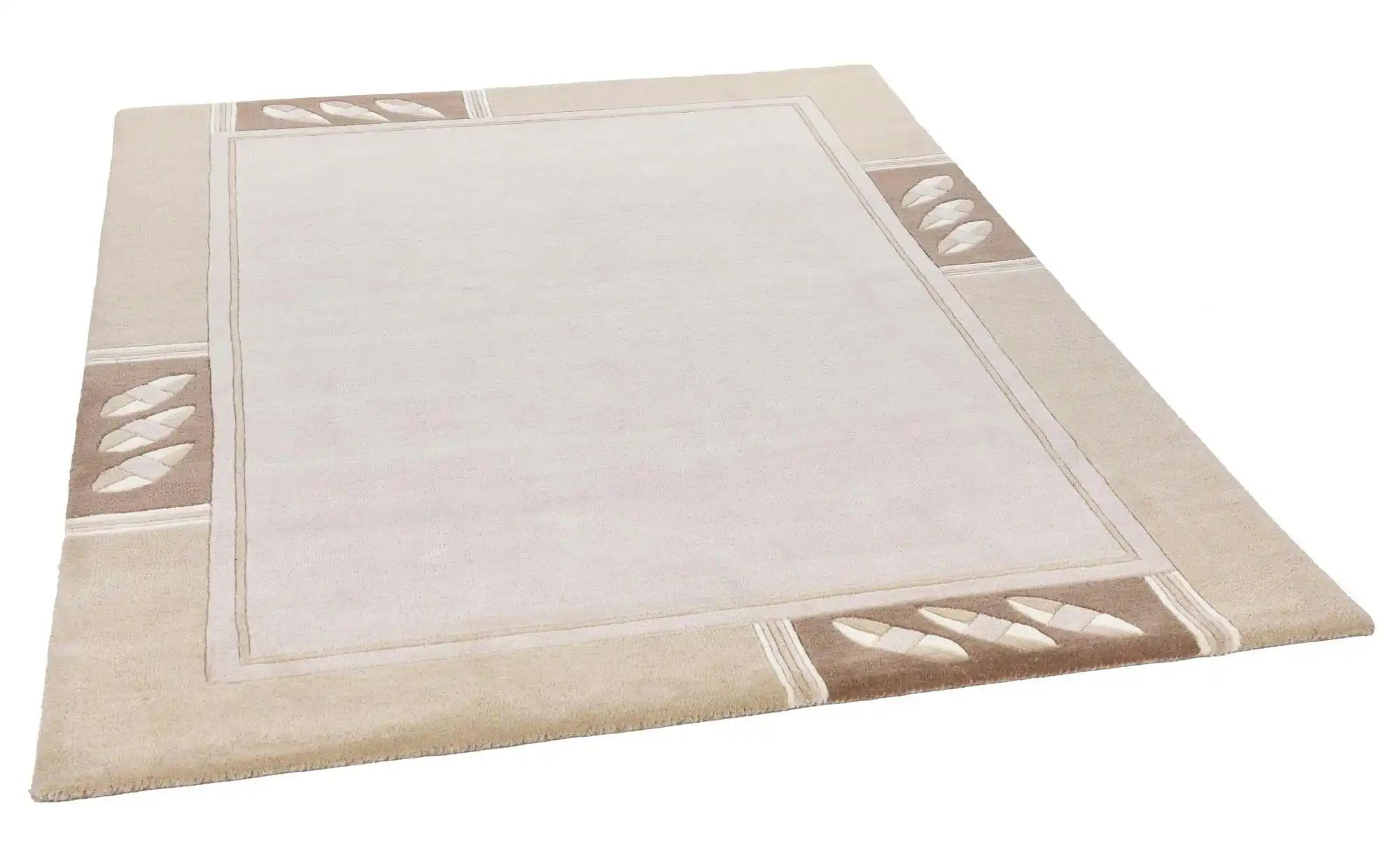 THEKO Wollteppich  Royal Nepali ¦ beige ¦ Wolle ¦ Maße (cm): B: 170 H: 1,5 günstig online kaufen