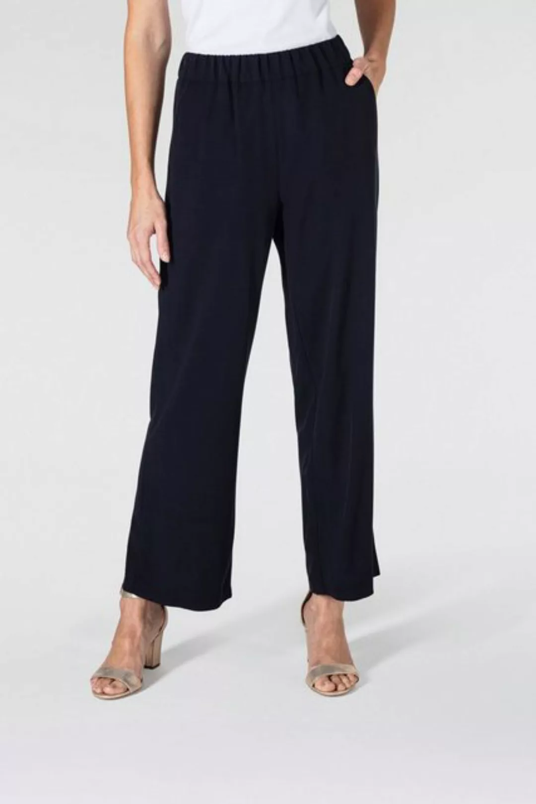 MAC 3/4-Hose CHIARA CROPPED mit weitem, geradem Bein günstig online kaufen