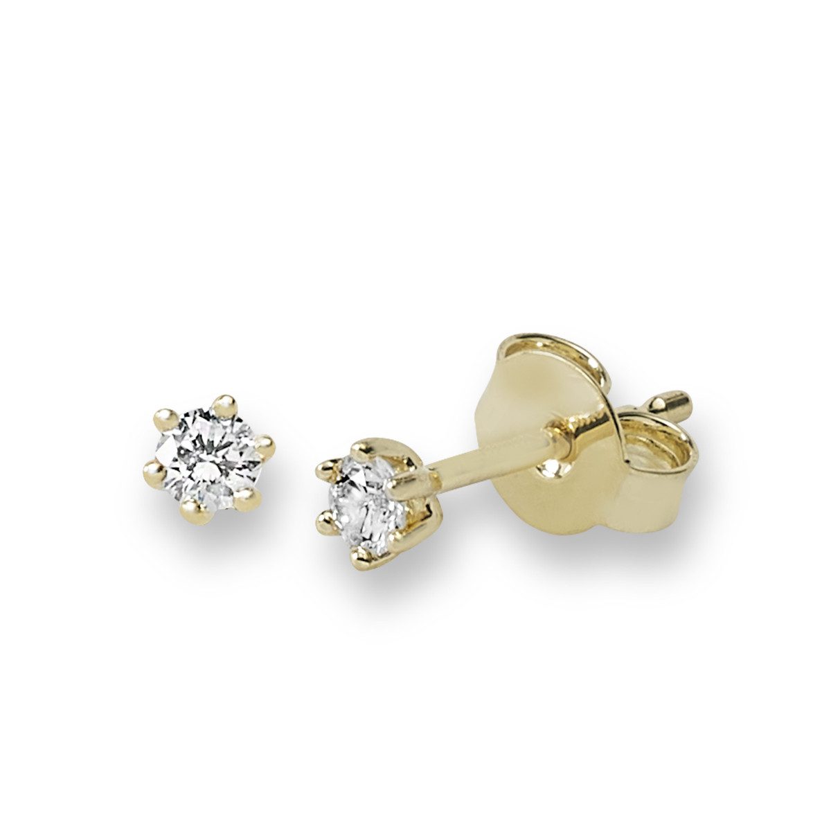 Reflexion Diamonds Ohrstecker-Set Solitär 585/-Weiß- oder günstig online kaufen