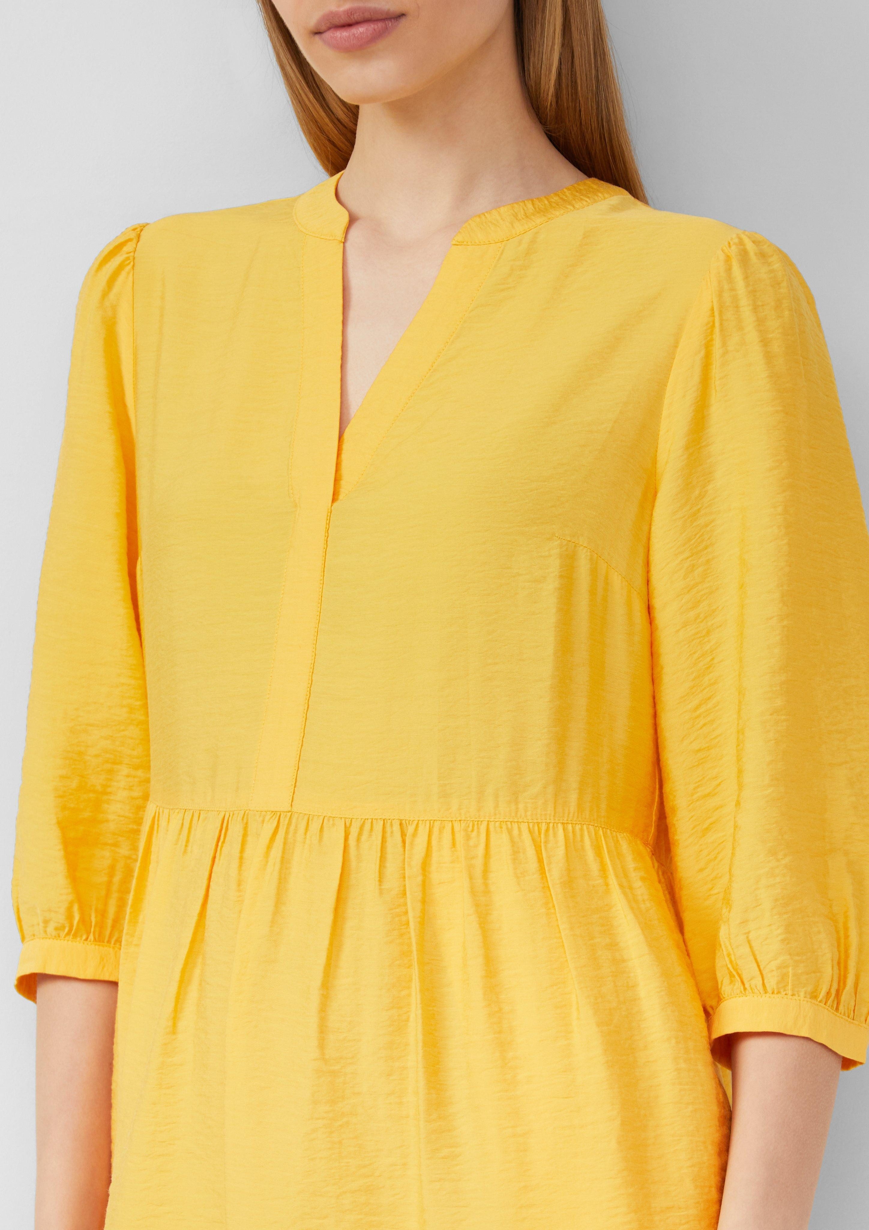 s.Oliver Minikleid Strukturiertes Kleid aus Viskosemix günstig online kaufen
