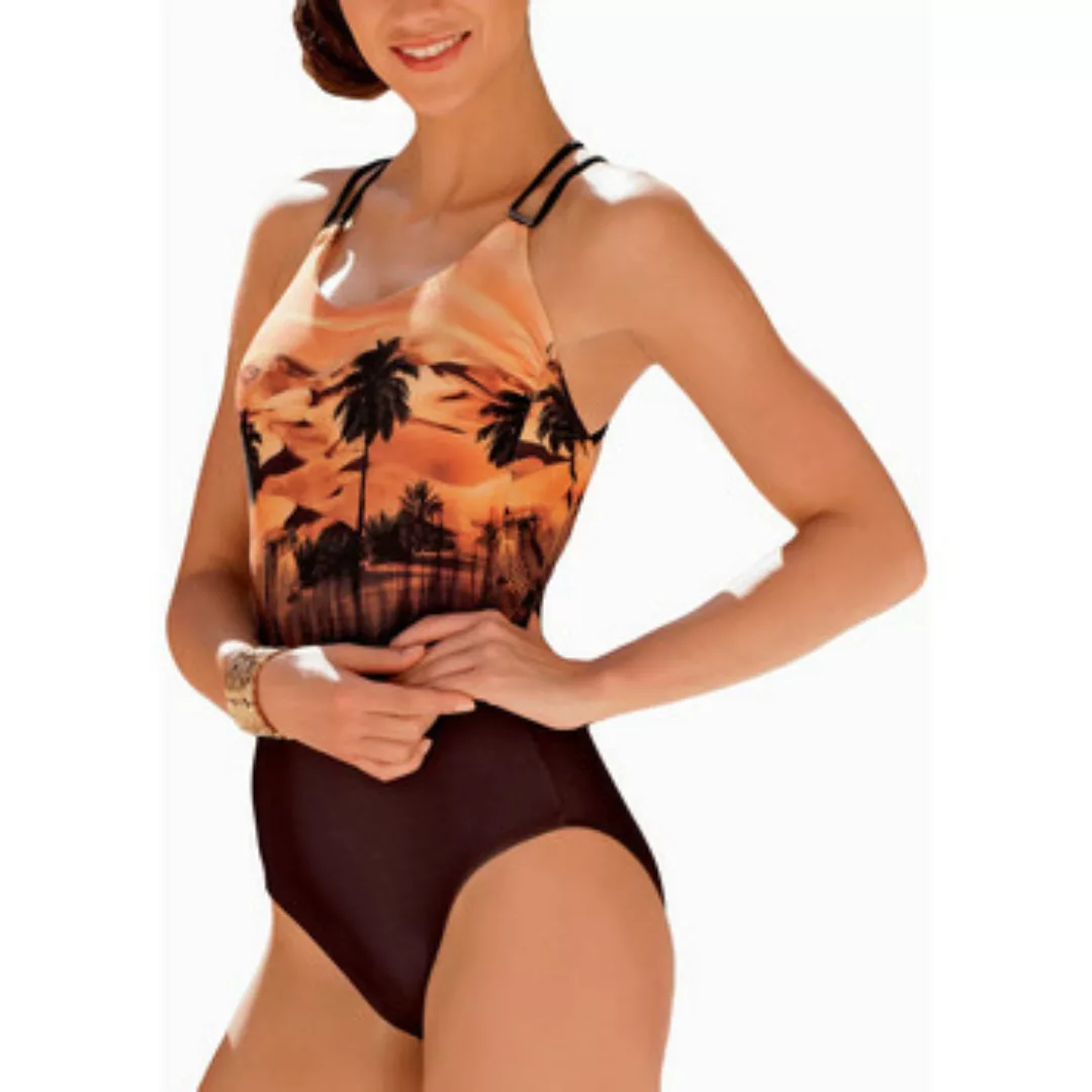 Lisca  Badeanzug 1-teiliger Badeanzug Copacabana orange günstig online kaufen