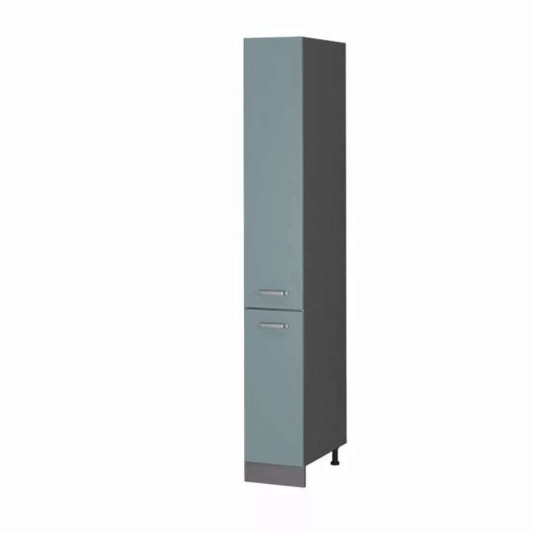 Vicco Hochschrank R-Line, Blau-Grau/Anthrazit, 30 cm günstig online kaufen